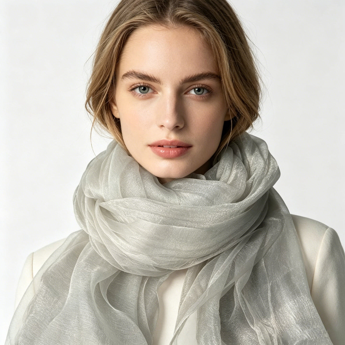 Elegant Silk Blend Shawl